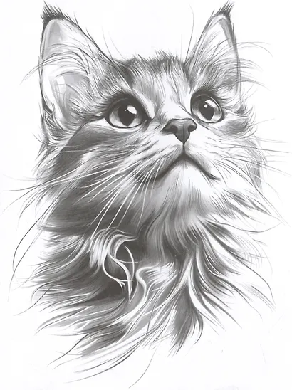 Мои скетчи для начинающих. Живтные. 15 готовых эскизов животных для штриховки - фото 3