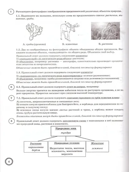 ВПР. Биология. 5 класс. Типовые задания. 10 вариантов заданий. Подробные критерии оценивания. Ответы - фото 3