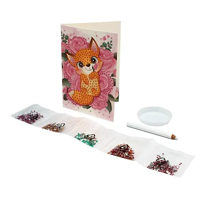 Набор для творчества.Алмазные узоры.Открытка "Хорошего настроения!". Лисичка - фото 3