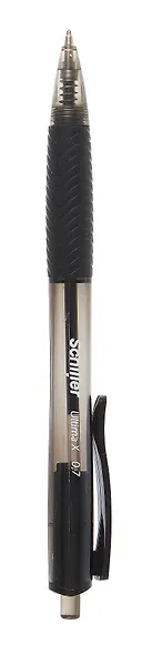 Ручка шариковая автоматическая черная "Strong" 0,5 мм, Schiller - фото 2