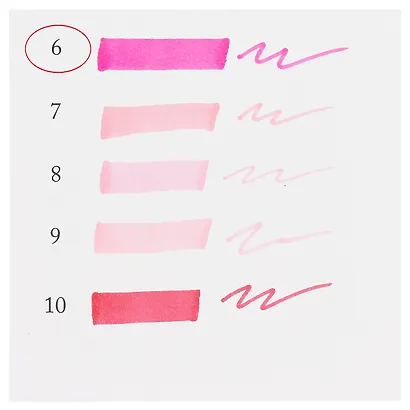 Маркер художественный "Сонет" ярко-розовый, двухсторон., тонк. и широк.долото, Сонет - фото 3