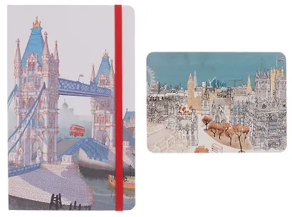 Книга для записей в линейку "I Am London Large", слоновая кость, А5, 120 листов, Moleskine - фото 3