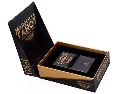 Marseille Tarot. Gold & Black Edition (карты + книга) - фото 3