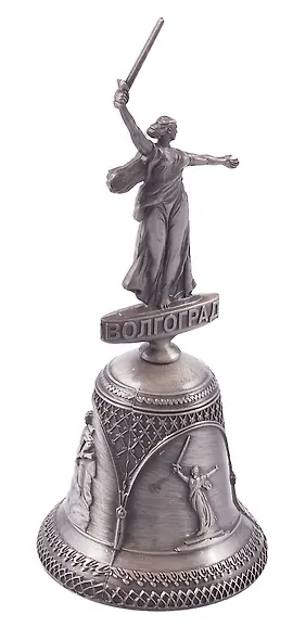 Колокол Волгоград.Родина-Мать (верх-фигурка-039 цв.ант.олово) - фото 1