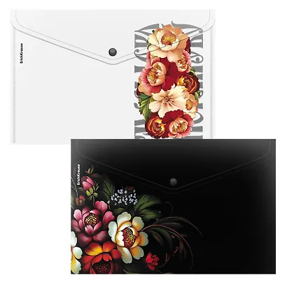 Папка-конверт А4 на кнопке "Folk Motives", ассорти, Erich Krause - фото 1