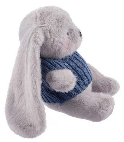 Мягкая игрушка Зайка серый в свитере (20см) (14-0753-202505-T25) - фото 2