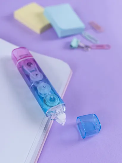 Лента клеящая+корректор лента 2 в 1, в ассортименте - фото 11