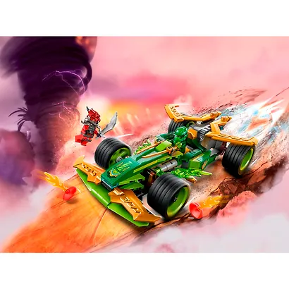 71828 Конструктор детский LEGO Ninjago Гоночный автомобиль Ллойда (с откатным механизмом), 181 деталей, возраст 7+ - фото 9
