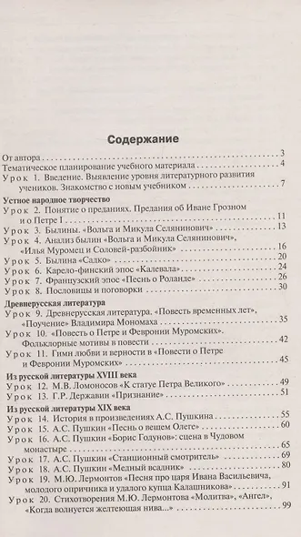 Поурочные разработки по литературе к УМК под ред. В.Я. Коровиной. 7 класс - фото 2