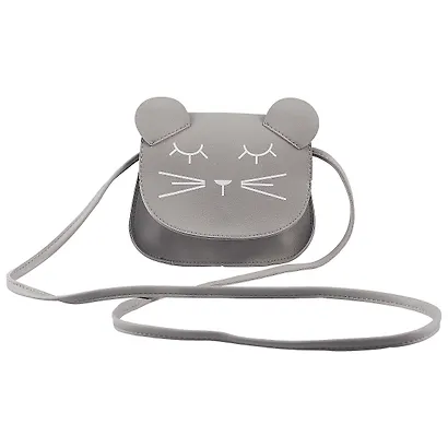 Сумка на кнопке в виде мордочки кота (кожзам)(17х16) - фото 5