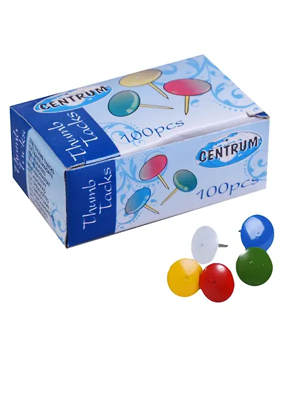 Кнопки силовые 100шт, цветные, к/к, CENTRUM - фото 2