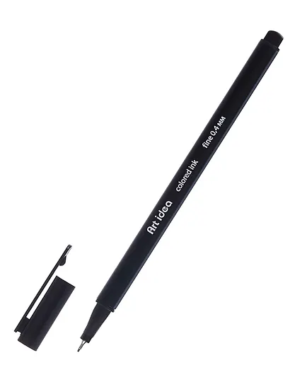 Ручки капиллярные черные 12шт, Art idea - фото 6