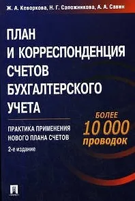 План и корреспонденция счетов бухгалтерского учета. Более 10000 проводок. Практика применения нового плана счетов.Более 10 000 проводок. 2 -е изд. - фото 1