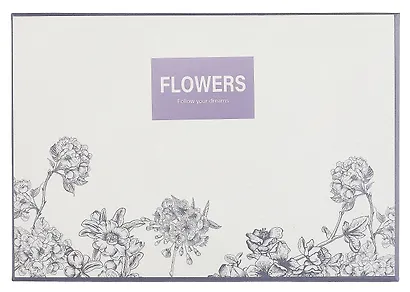 Коробка подарочная "Flowers" 23*16*9.5, жен., картон - фото 5