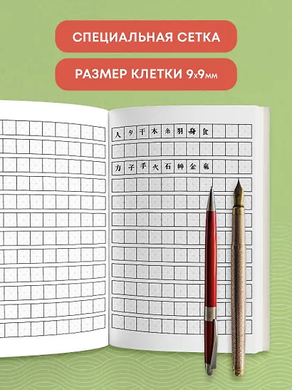 Тетрадь для иероглифов (Девушка с лягушками ) - фото 5