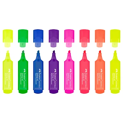 Набор текстовыделителей  8 штук "46 Superfluorescent" 1-5мм, Faber-Castell - фото 4