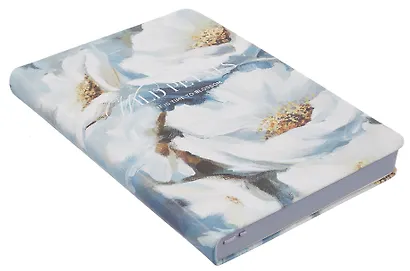 Ежедневник дат. 2026г. А5 176л 140x200 мм "Petals. Букет" иск.кожа, интегр.переплет, тонир.блок, карман, шелкография, цвет.обрез, 2 ляссе, скругл.углы - фото 3