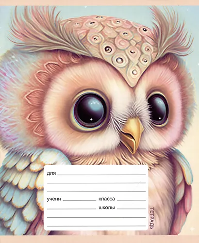 Тетрадь в клетку Listoff, "Милашки", А5, 12 листов, в ассортименте - фото 4