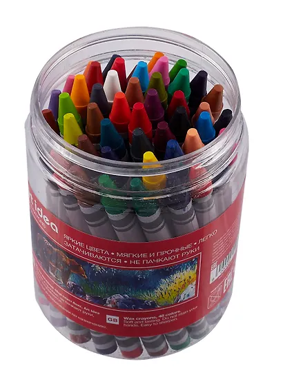 Восковые мелки Art idea, 48 цветов - фото 11