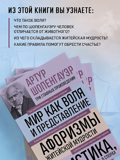 Артур Шопенгауэр. Мир как воля и представление. Афоризмы житейской мудрости. Эристика, или Искусство побеждать в спорах (новое оформление) - фото 5