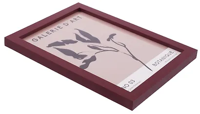 Фоторамка 13*18 "Галерея" бордовое дерево - фото 3