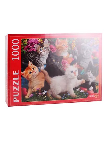 Пазл 1000 эл. Котята в саду Ф1000-7955 - фото 1
