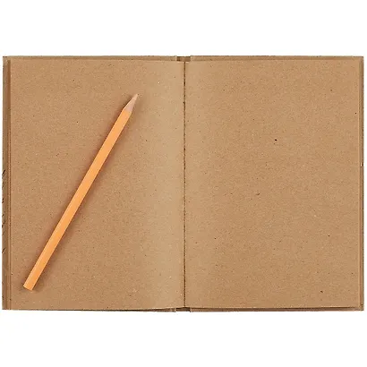 Скетчбук 145*203 80л "Дикий мир" крафт бумага., тв.подложка, резинка - фото 2