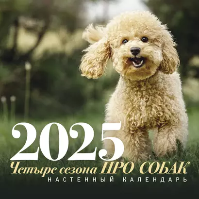 Календарь 2025г 300*300 "ПРО собак: четыре сезона" настенный, на скрепке - фото 1