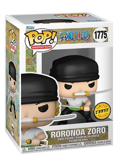 Фигурка Funko POP! Animation One Piece Roronoa Zoro w/Chase (1775) (Fun80369) - фото 4