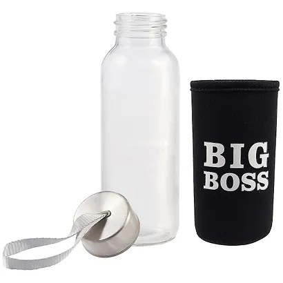 Бутылка в чехле с цветом Big boss (черная) (300мл) (стекло) (12-07599-7013) - фото 2