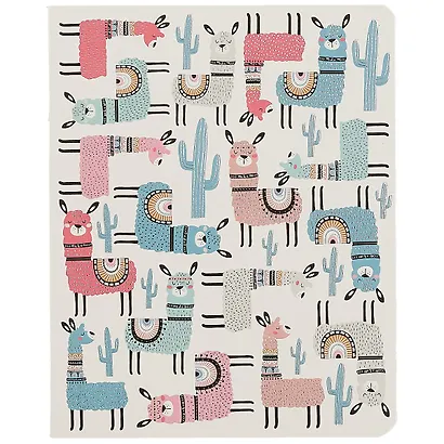 Тетрадь в клетку Academy Style, "Ламы и кактусы", 48 листов, в ассортименте - фото 6