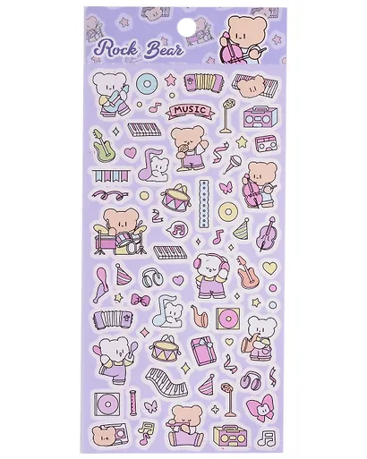 Наклейки Rock Bear, PVC - фото 1