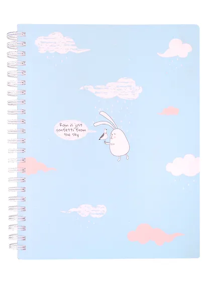 Тетрадь в клетку Be Smart, "Bunny. Дождь", 120 листов - фото 3