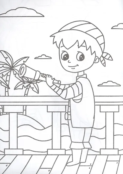 РАСКРАСКА А5 эконом. ПИРАТЫ - фото 2