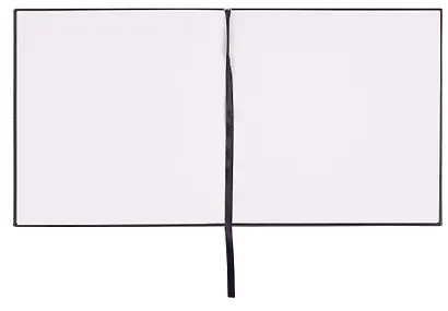 Скетчбук 195*195 32л "ART PREMIERE" черный, 200г/м2, бумага "бристоль", кожзам, резинка - фото 3