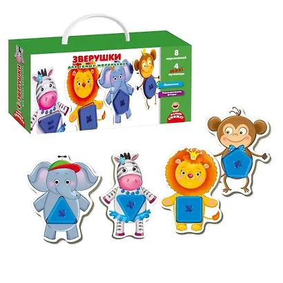 Развивающая игра Vladi Toys Зверушки для самых маленьких - фото 2