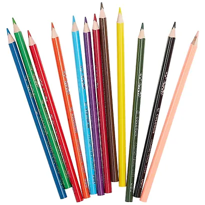 Карандаши цветные Deli, Color Run, 12 цветов с точилкой - фото 2