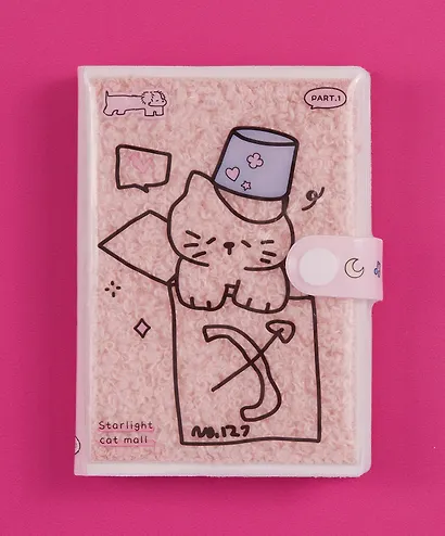 Записная книжка А7, 96 листов, нелинованная, "Сонные котики", в ассортименте - фото 4