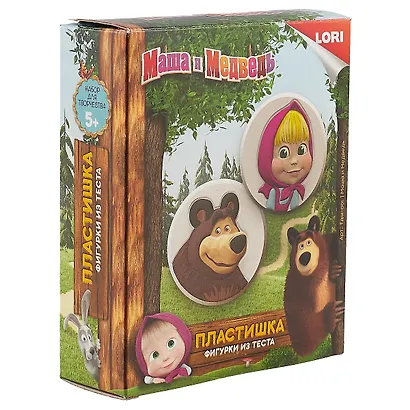 LORI Фигурки из теста Маша и медведь - фото 1