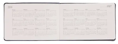 Еженедельник датированный 2026 год, А6, 64 листа, 160x105 мм "Shadow", черный - фото 6