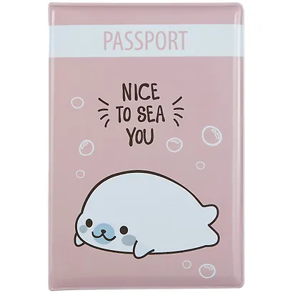 Обложка для паспорта Белек Nice to sea you (ПВХ бокс) - фото 1