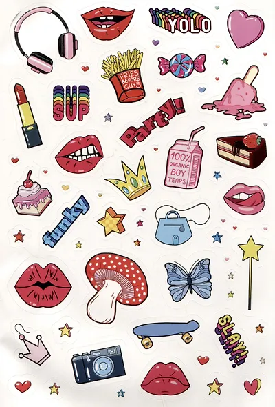 Pink Power Stickers. Более 555 наклеек для сильных духом девчонок! - фото 5