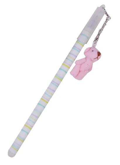 Ручка гелевая "Мишки", синяя - фото 4