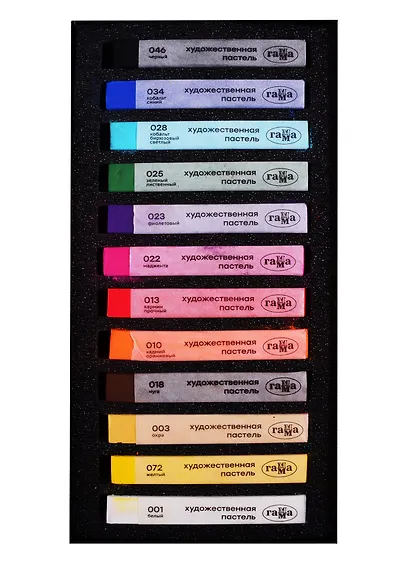 Пастель художественная 12цв "Старый мастер", Гамма - фото 3