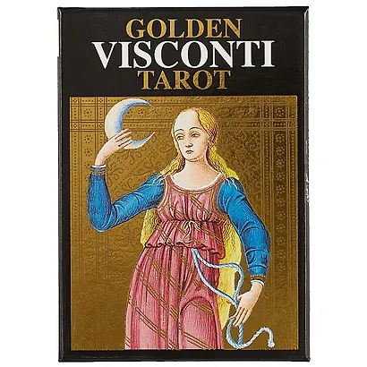 Таро Аввалон, Золотое Таро Висконти Старшие 1 (новое издание) - фото 2