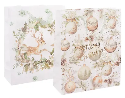 Пакет А4 32*27*10 "Новогодний микс", пластиковый, в ассортименте - фото 1