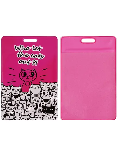 Чехол для карточек Who let the Cats out ДК2017-095 - фото 3