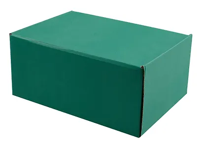 Коробка самосборная 22*18*10см зеленая, гофрокартон - фото 2