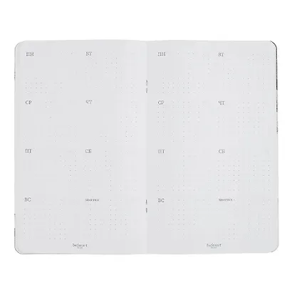 Планер недатированный 32 листа 130х210 мм "Pretty", зеленый, мягкий переплет, ламинация, скрепка - фото 4