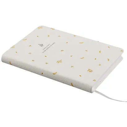 Ежедневник недат. А6 96л "Forest" белый, иск.кожа, интегр.переплет, тисн.фольгой, ляссе - фото 2